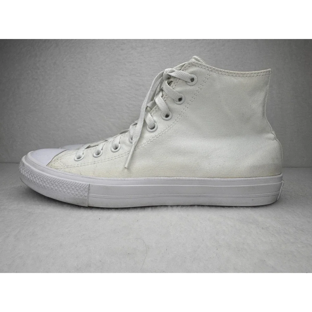 Converse Chuck‎ Taylor All Star Canvas Pro HiTop All White Men 10.5/Women 12.5
